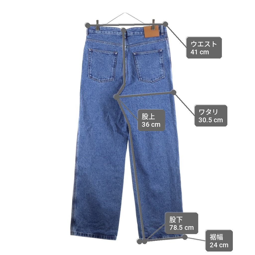 LOEWE(ロエベ) ANAGRAM BAGGY JEANS AF アナグラムバギージーンズ インディゴ H526Y11WA6