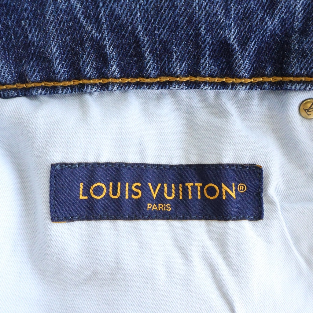 LOUIS VUITTON(ルイヴィトン) 26AW レインドロップ装飾デニムパンツ インディゴ RM262M IJI HVD87E