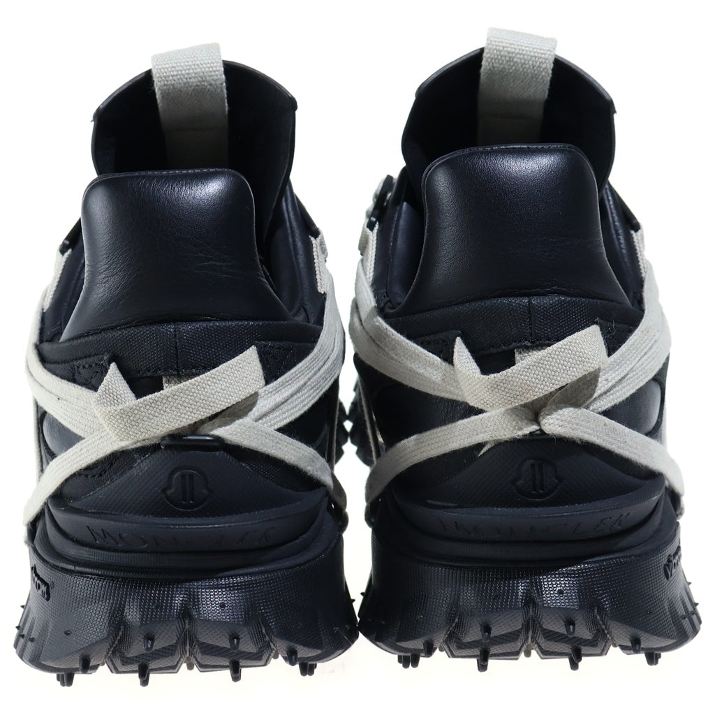 Rick Owens(リックオウエンス) ×MONCLER TRAILGRIP MEGALACE DUST ローカットスニーカー ブラック MU01F4M10M4321