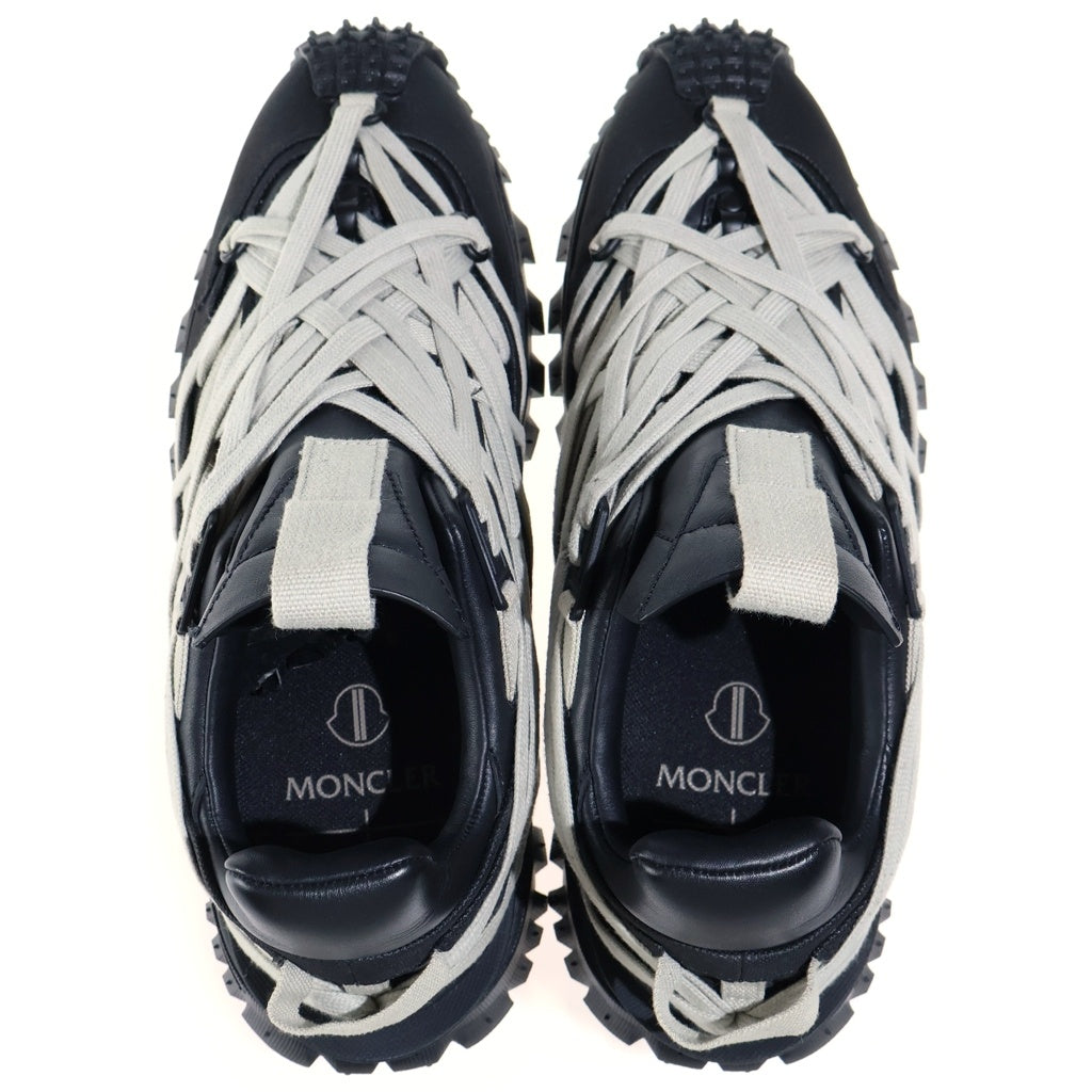 Rick Owens(リックオウエンス) ×MONCLER TRAILGRIP MEGALACE DUST ローカットスニーカー ブラック MU01F4M10M4321