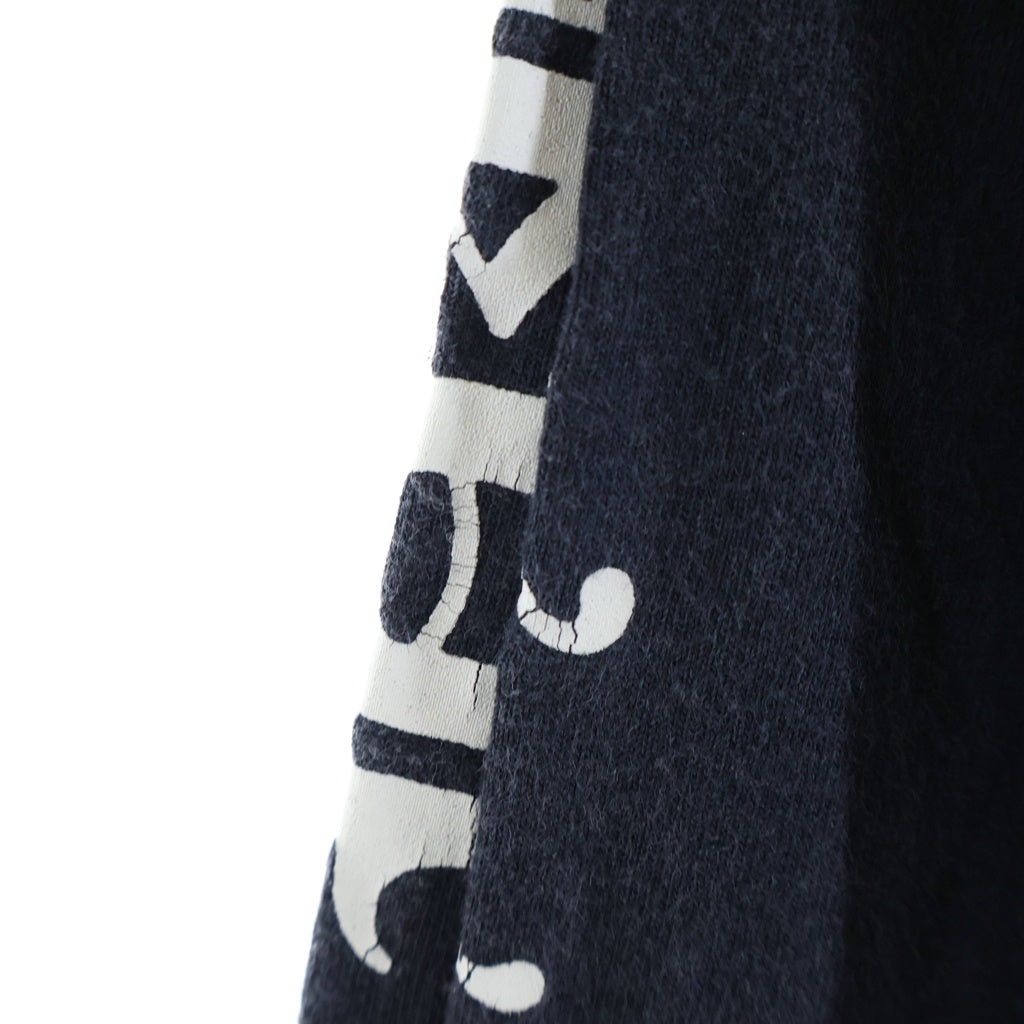 CHROME HEARTS(クロムハーツ) OLD CH SCROLL LOGO L/S TEE スクロールロゴ アームプリント 長袖Tシャツ ブラック