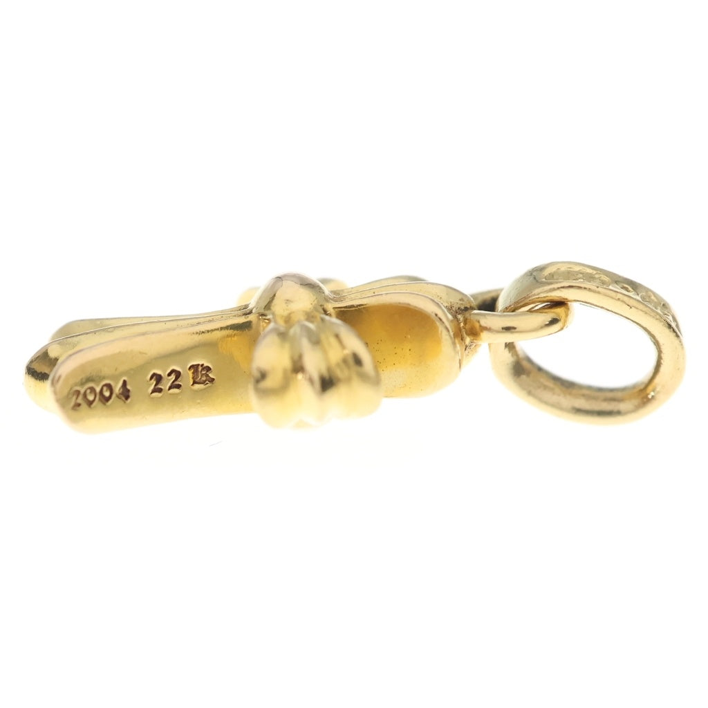 CHROME HEARTS(クロムハーツ) 22K CRS BBYFAT 22Kベイビーファット ゴールドネックレストップ
