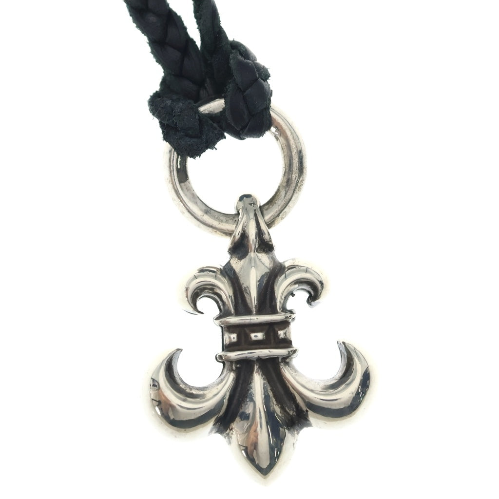 CHROME HEARTS(クロムハーツ) OLD BS FLUER BSフレア ペンダントトップ レザーブレイド シルバー/ブラック