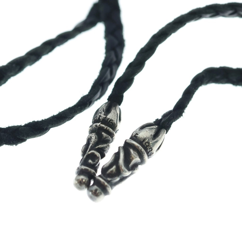 CHROME HEARTS(クロムハーツ) OLD BS FLUER BSフレア ペンダントトップ レザーブレイド シルバー/ブラック