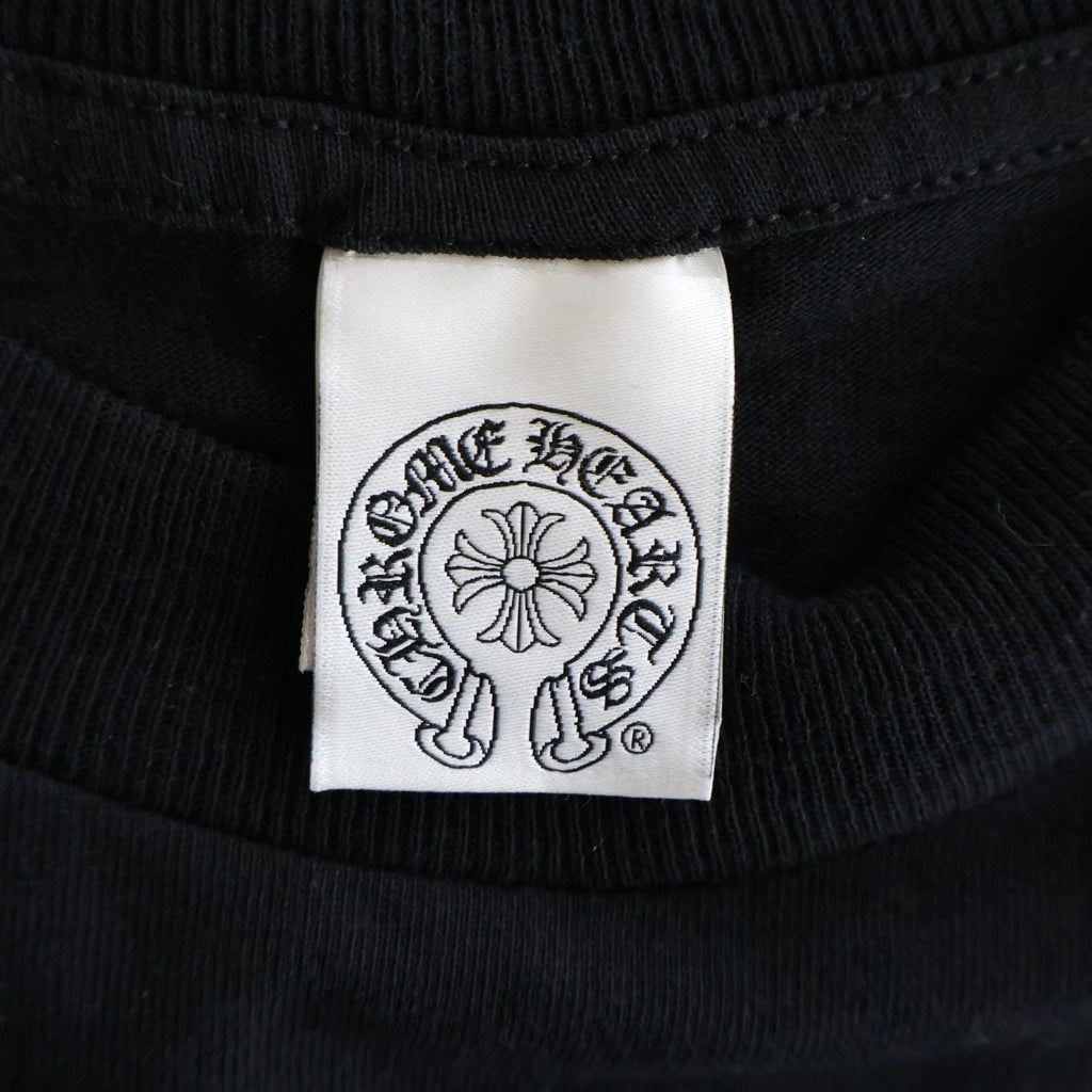 CHROME HEARTS(クロムハーツ) OLD AMERICAN FLAG DAGGER S/S TEE オールド 星条旗 ダガープリント クルーネック半袖Tシャツ カットソー ブラック
