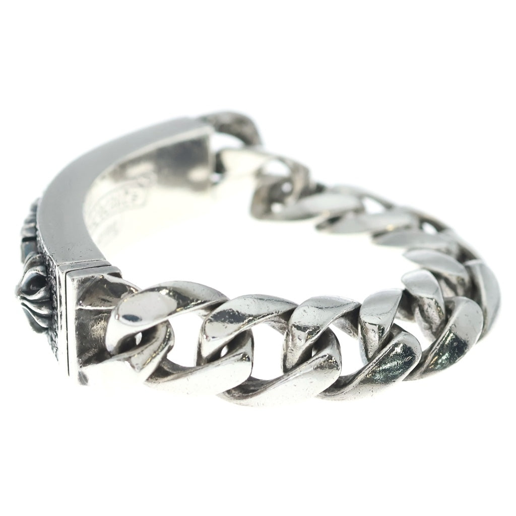 CHROME HEARTS(クロムハーツ) FUCK P D ファック ID PAVEダイヤ シルバーブレスレット