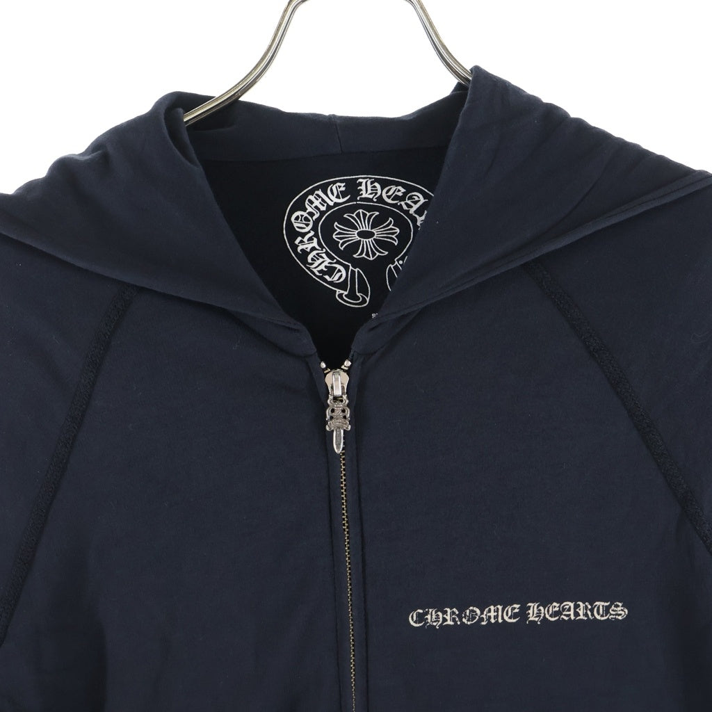 CHROME HEARTS(クロムハーツ) OLD SWTSHRT HD ZIP CHプラスプリントパーカー ブラック/ベージュ