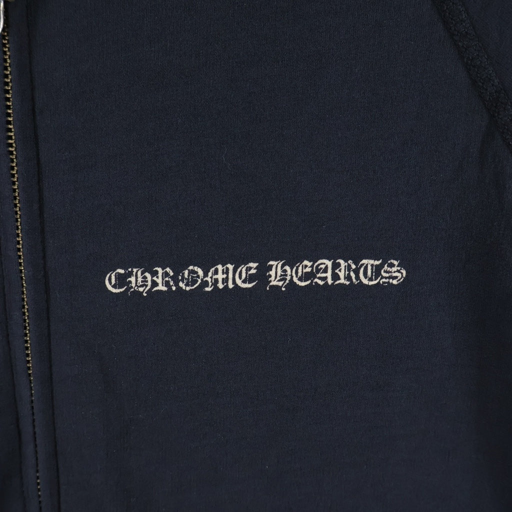 CHROME HEARTS(クロムハーツ) OLD SWTSHRT HD ZIP CHプラスプリントパーカー ブラック/ベージュ