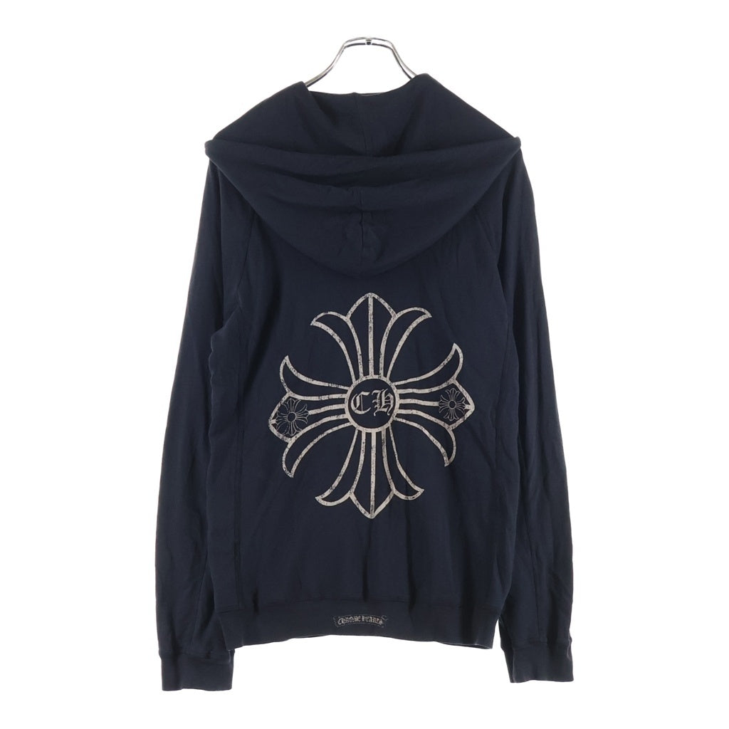 CHROME HEARTS(クロムハーツ) OLD SWTSHRT HD ZIP CHプラスプリントパーカー ブラック/ベージュ