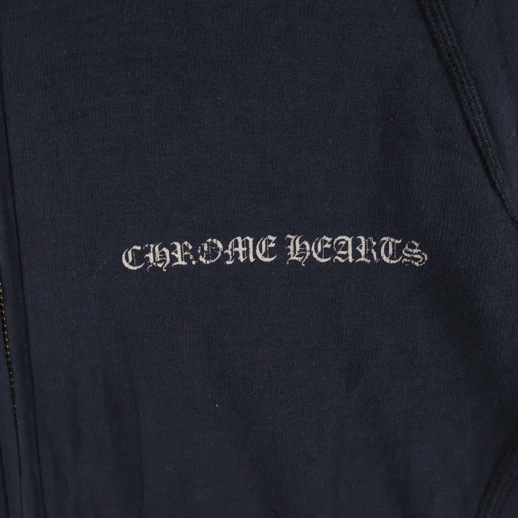 CHROME HEARTS(クロムハーツ) OLD SWTSHRT HD ZIP CHプラスプリントパーカー ブラック/ベージュ