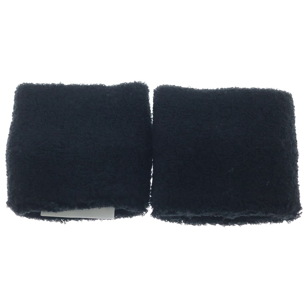 CHROME HEARTS(クロムハーツ) SWEATBAND WRIST ゼブラハラコクロスパッチリストバンド ブラック/ホワイト