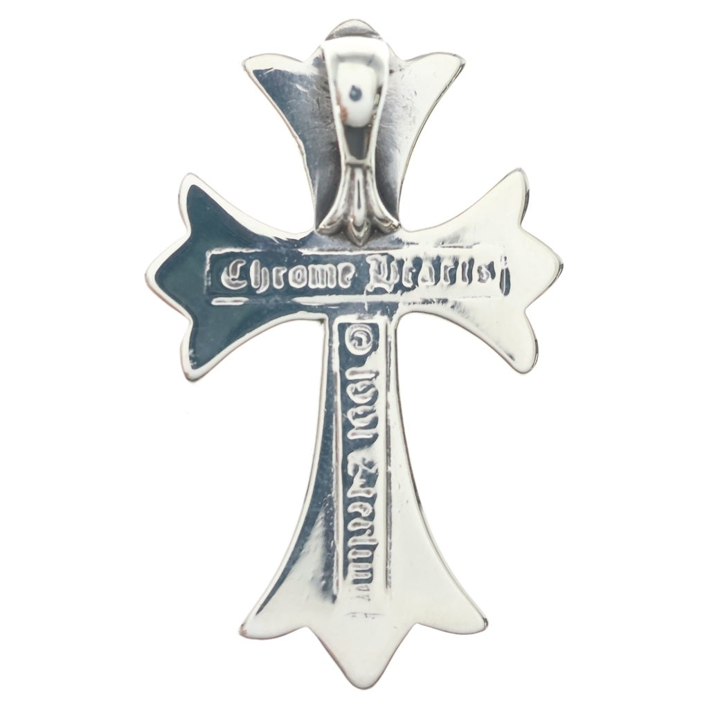 CHROME HEARTS(クロムハーツ) CH CRS SML P D スモールCHクロス PAVEダイヤ シルバーネックレストップ