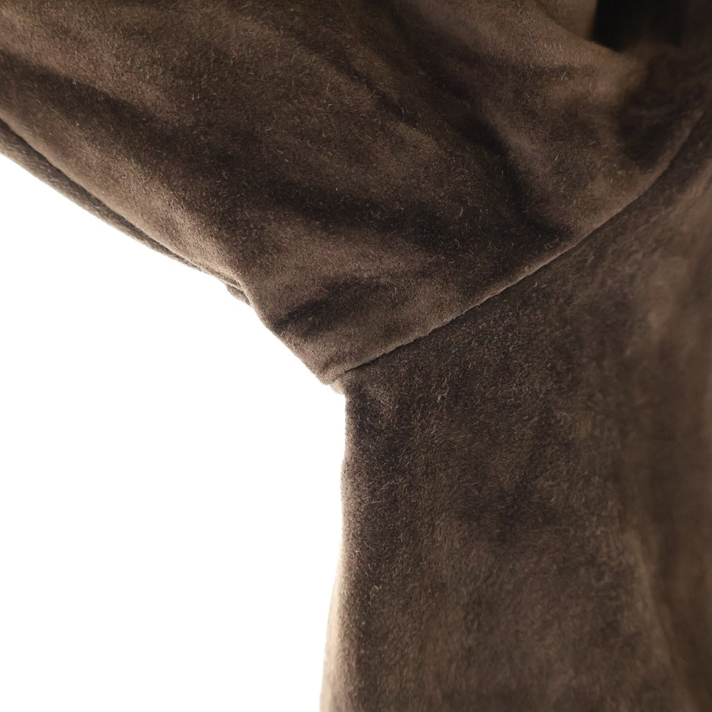 CHROME HEARTS(クロムハーツ) CROSS BALL SUEDE LEATHER JACKET クロスボールボタン スエードレザー ジャケット ブラウン