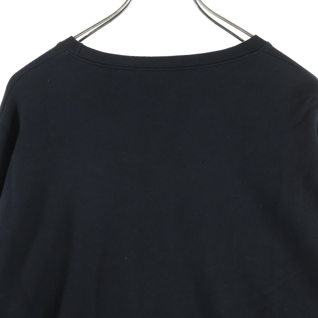 CHROME HEARTS(クロムハーツ) Neck Logo Crewneck Sweatshirt ネックロゴ クルーネックスウェットシャツ トレーナー 袖ロゴプリント ブラック