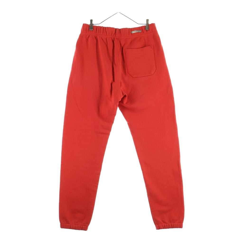 CHROME HEARTS(クロムハーツ) Y NOT CEMETERY CROSS KING TACO SWEAT PANTS セメタリークロス刺繍 スウェット パンツ レッド
