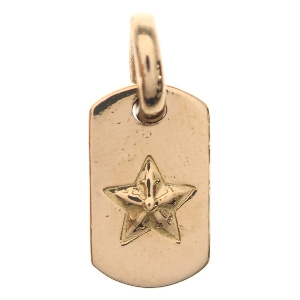 CHROME HEARTS(クロムハーツ) 22K DT TNY STAR タイニードッグタグスター ゴールドネックレストップ