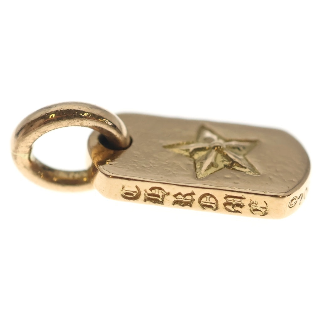 CHROME HEARTS(クロムハーツ) 22K DT TNY STAR タイニードッグタグスター ゴールドネックレストップ