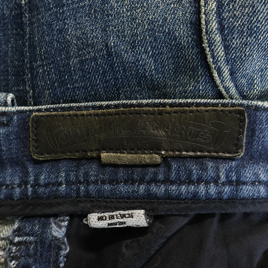 CHROME HEARTS(クロムハーツ) OLD FLEURKNEE DNM PANTS オールド フレアニー デニムパンツ インディゴブルー/シルバー
