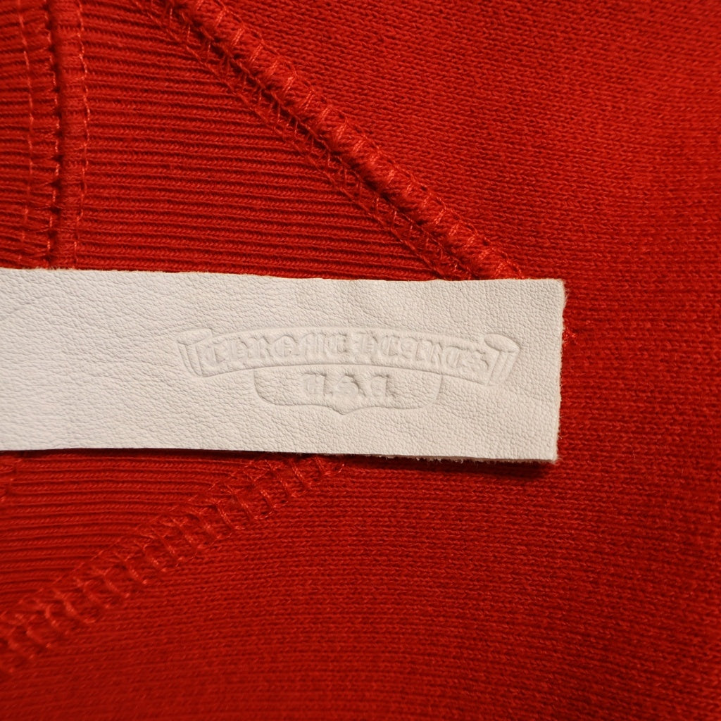 CHROME HEARTS(クロムハーツ) SAILIN ON PLVR SWTSHRT セメタリー刺繍 スウェットプルスウェット レッド