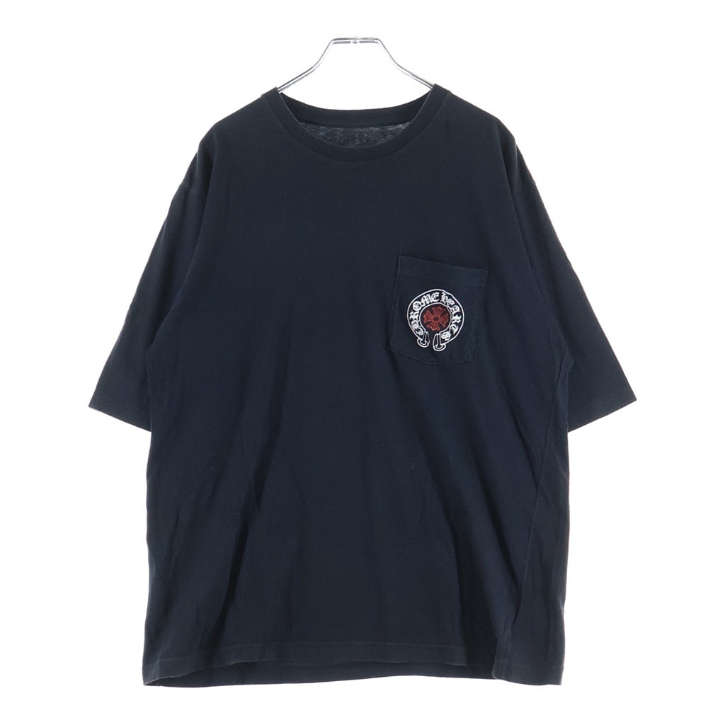 CHROME HEARTS(クロムハーツ) CH L/S 1 STAFF EXCLUSIVE ホースシュープリント半袖カットソー STAFF限定 ブラック/レッド/ホワイト