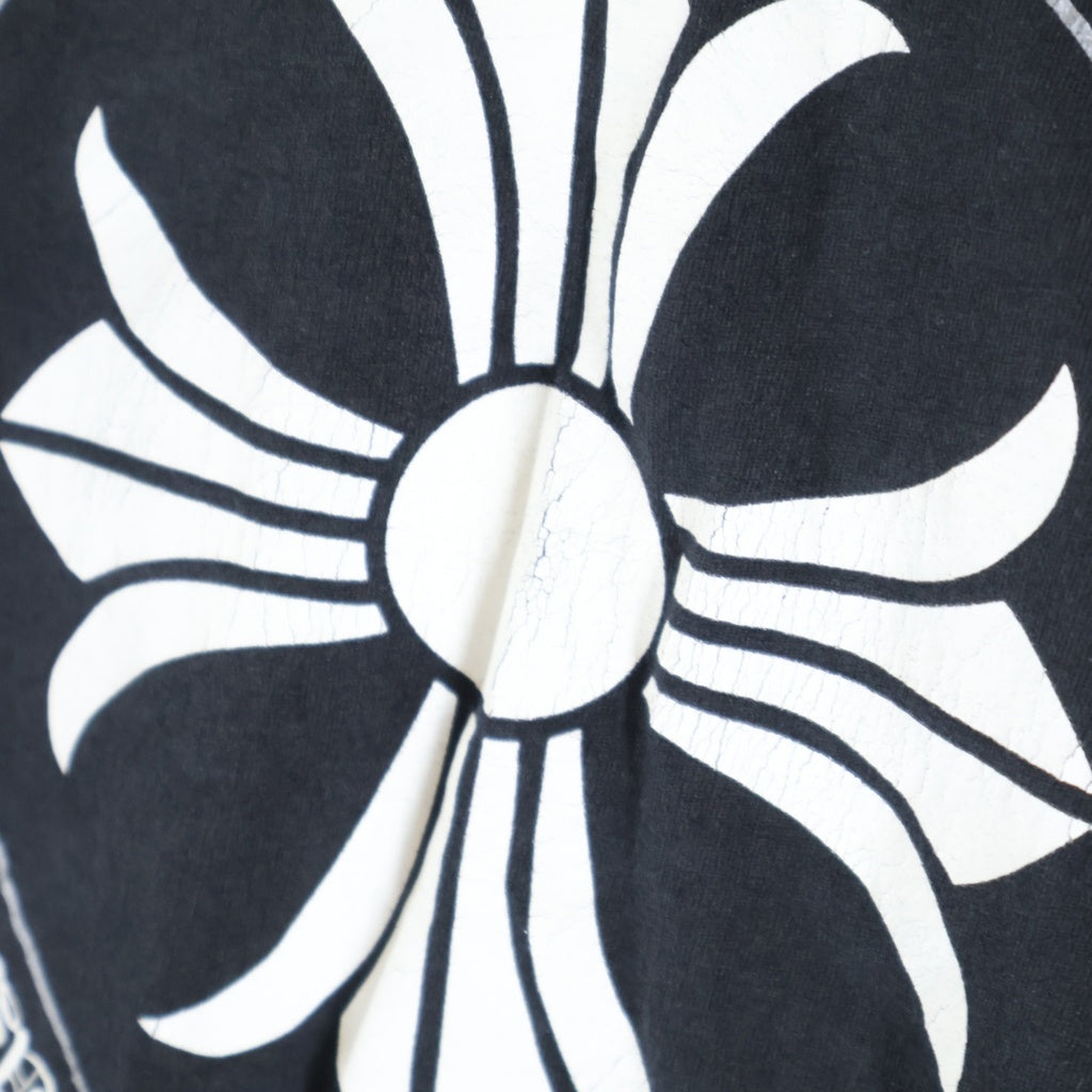 CHROME HEARTS(クロムハーツ) CH L/S 2 バックCHプラスプリント長袖カットソー ブラック/ホワイト