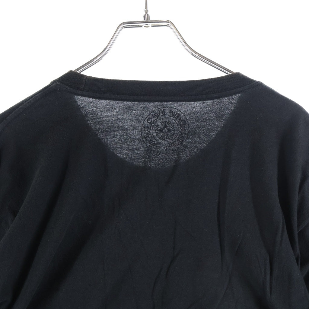 CHROME HEARTS(クロムハーツ) CH L/S 1 マルチホースシューバックプリント長袖Tシャツ ブラック/マルチ