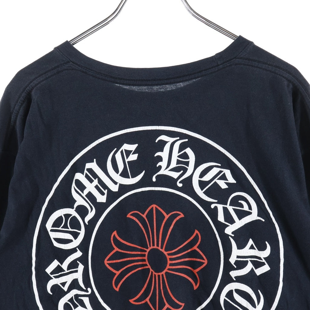 CHROME HEARTS(クロムハーツ) CH L/S 1 STAFF EXCLUSIVE ホースシュープリント長袖カットソー STAFF限定 ブラック/レッド/ホワイト