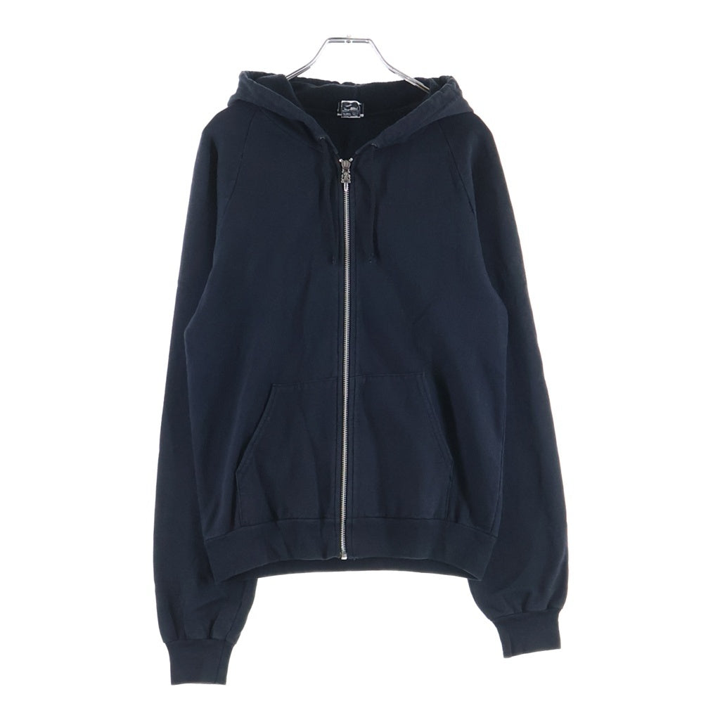 CHROME HEARTS(クロムハーツ) OLD SWTSHRT HD ZIP オールド 袖フローラルジップアップフーディー パーカー ブラック