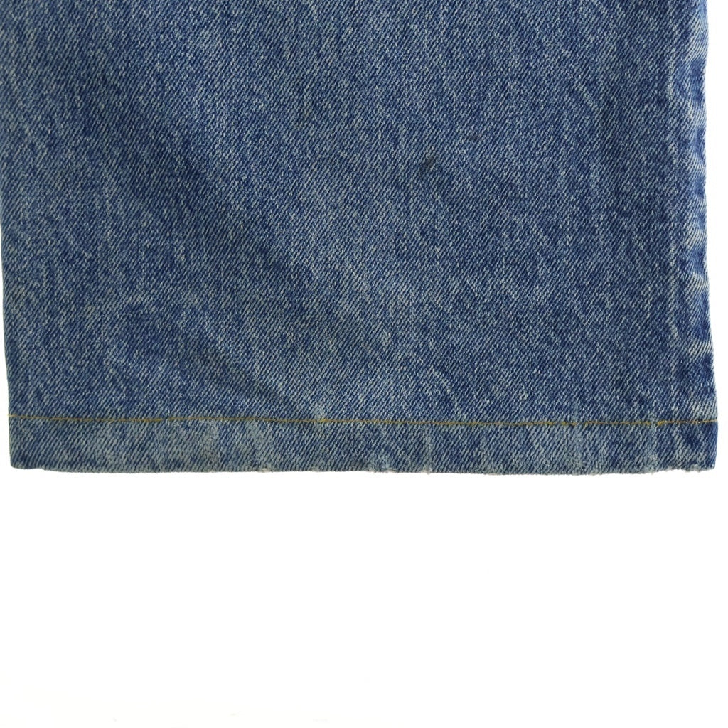 CHROME HEARTS(クロムハーツ) U VNTG JEAN BLU ORNG TAB クロスパッチ付きウォッシュド505デニムパンツ インディゴ/ブラック
