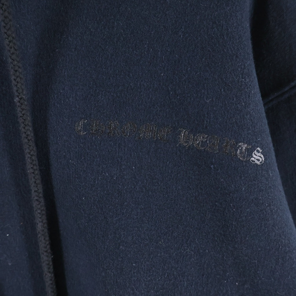 CHROME HEARTS(クロムハーツ) OLD THRML SWTSHRT CH PLUS バックCHプラスプリント サーマル裏地プルオーバーパーカー ブラック