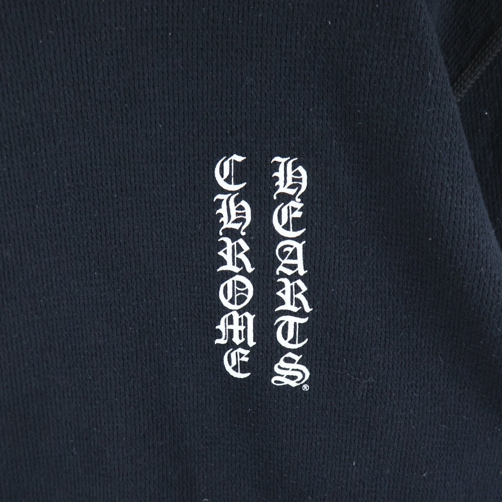 CHROME HEARTS(クロムハーツ) THERMAL L/S FLRL CRS サーマル フローラルクロス 長袖 ロングスリーブ ブラック