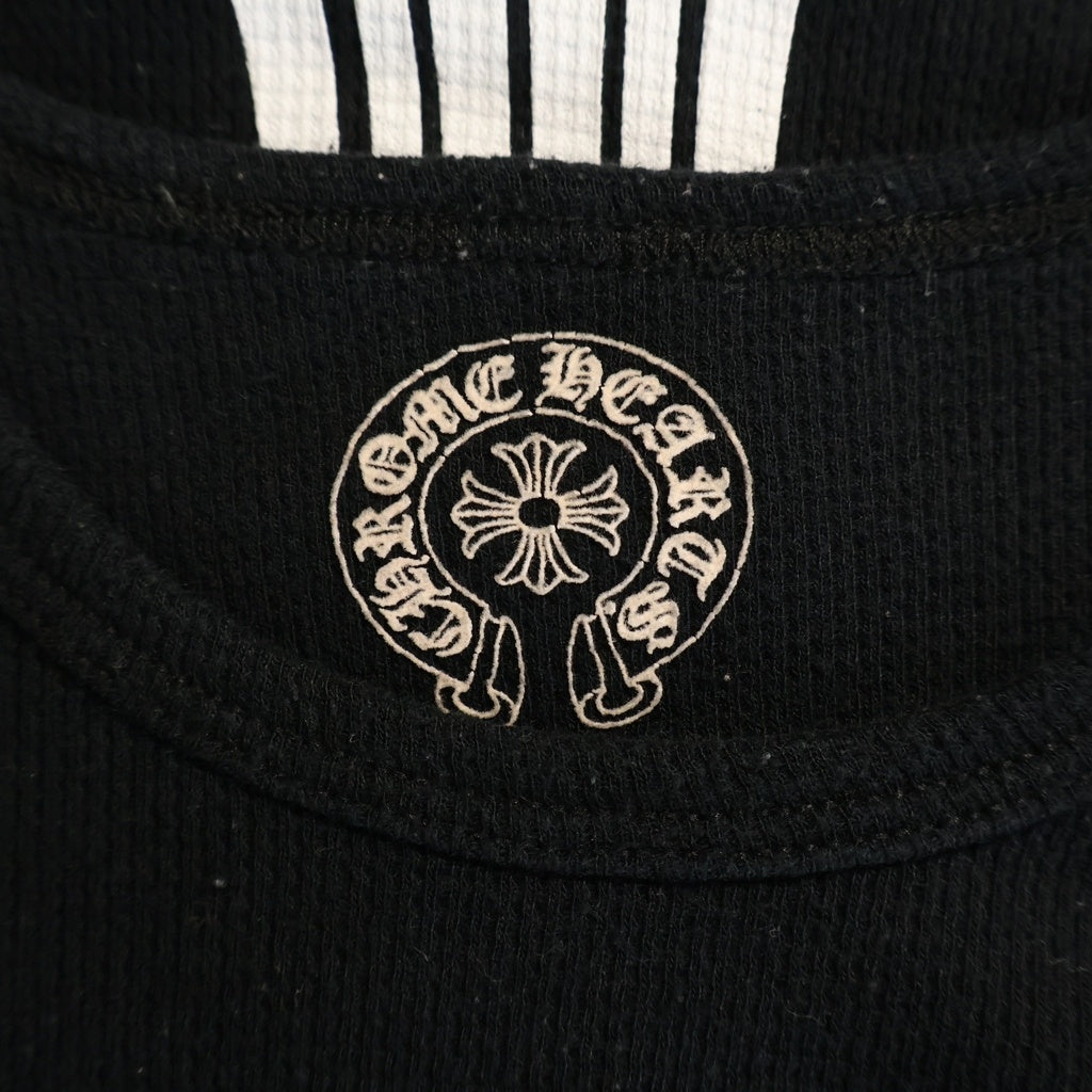 CHROME HEARTS(クロムハーツ) THERMAL L/S FLRL CRS サーマル フローラルクロス 長袖 ロングスリーブ ブラック