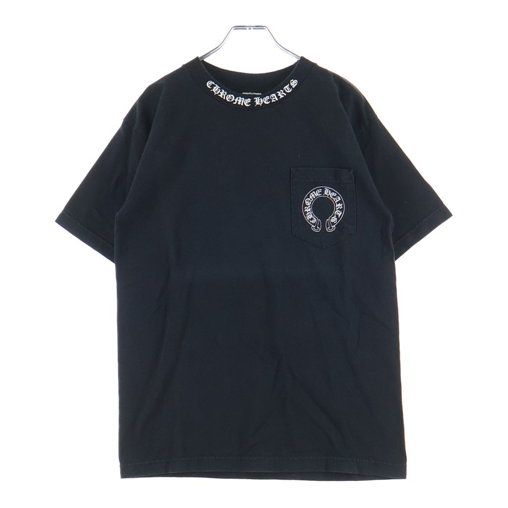 CHROME HEARTS(クロムハーツ) OLD MALIBU S/S マリブ バックフローラルクロス 半袖Tシャツカットソー ブラック