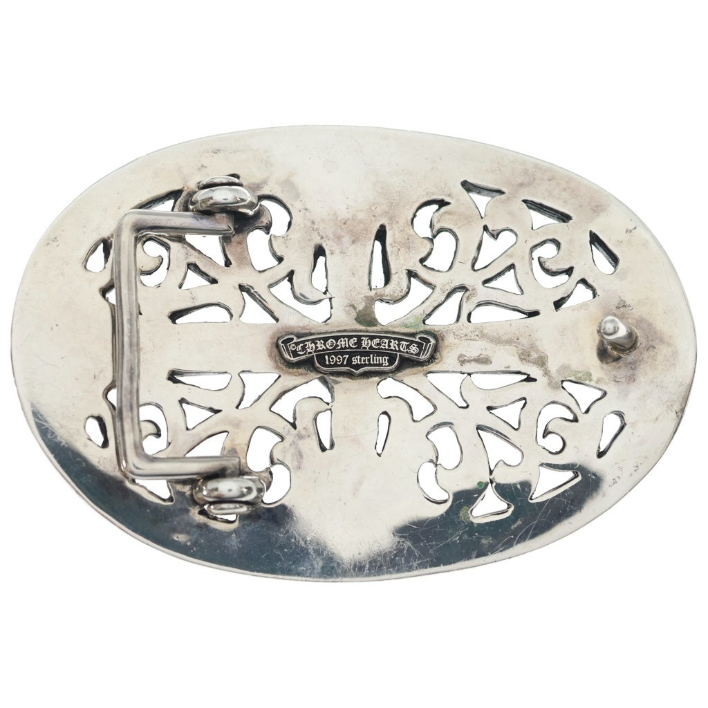 CHROME HEARTS(クロムハーツ) BUCKL OVAL CROSS LARGE ラージクラシックオーバルクロス シルバーバックル