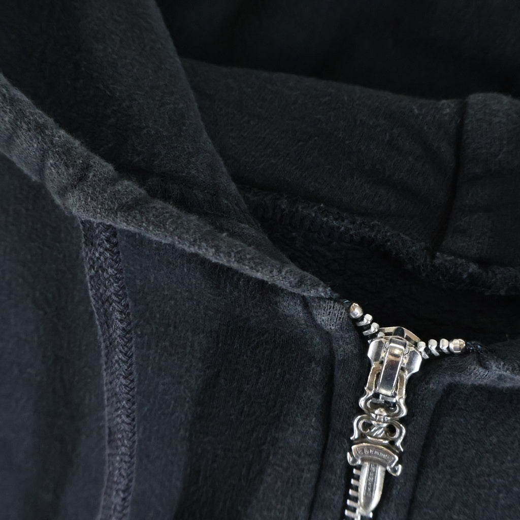 CHROME HEARTS(クロムハーツ) SWTSHRT HD ZIP スリーブバックマルチホースシュープリントジップパーカー ブラック/マルチ
