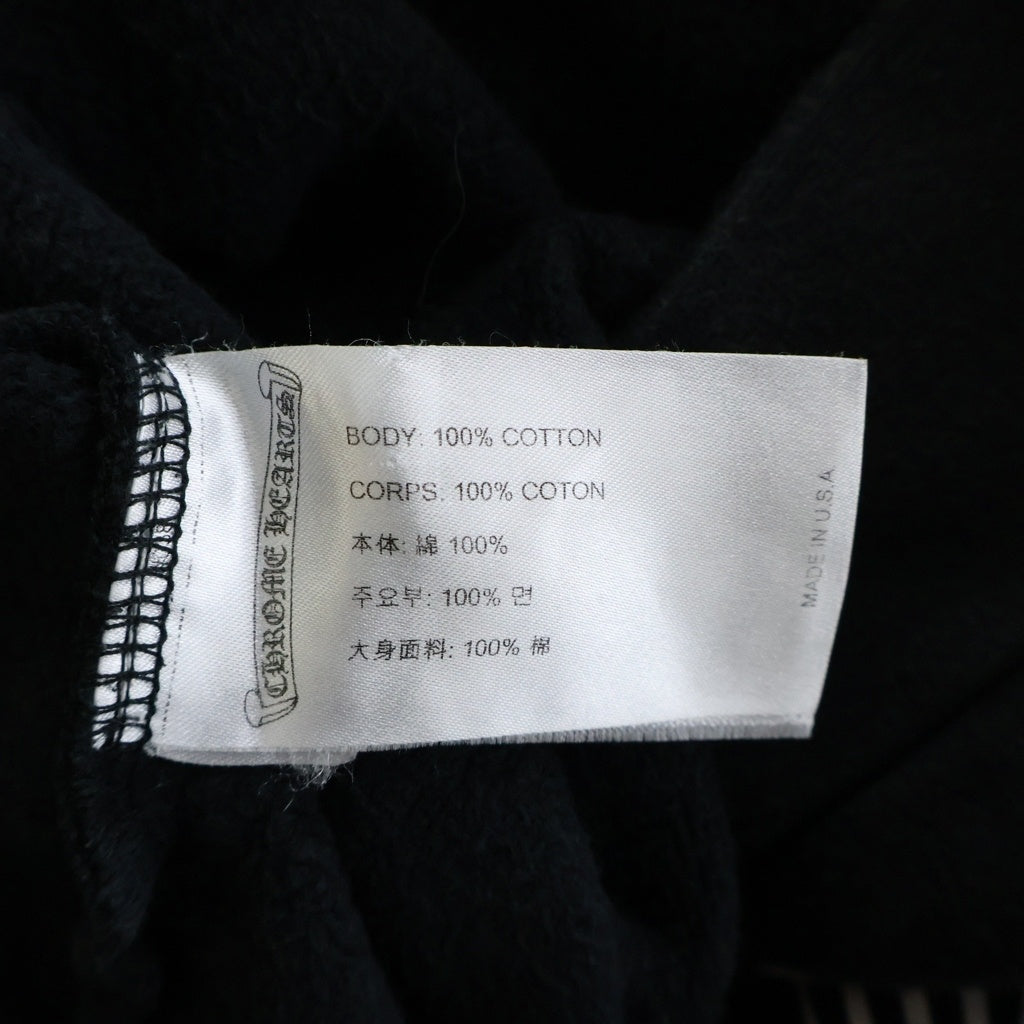 CHROME HEARTS(クロムハーツ) SWTSHRT HD ZIP スリーブバックマルチホースシュープリントジップパーカー ブラック/マルチ