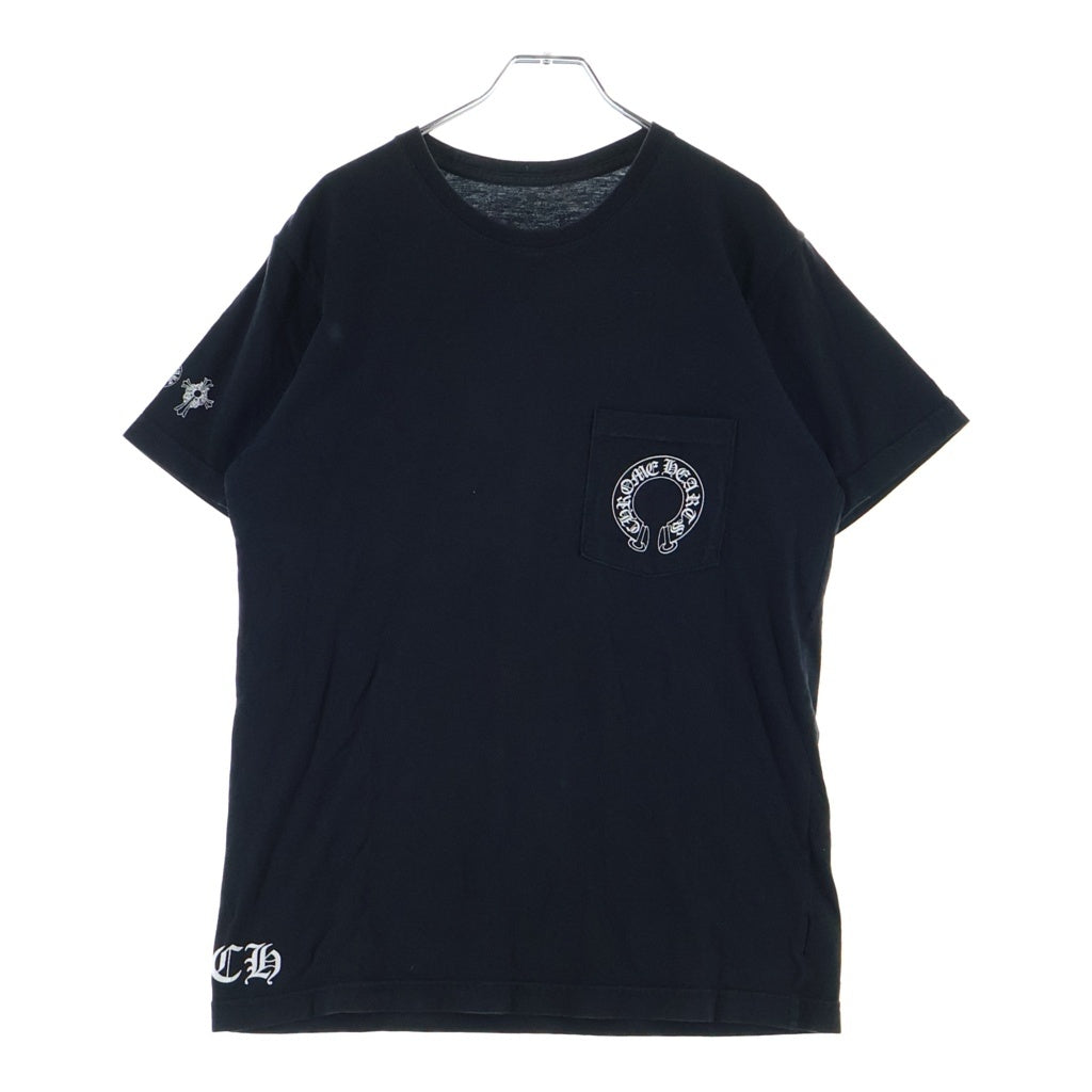 CHROME HEARTS(クロムハーツ) CH S/S T BAR バックTバープリント 半袖Tシャツカットソー ブラック
