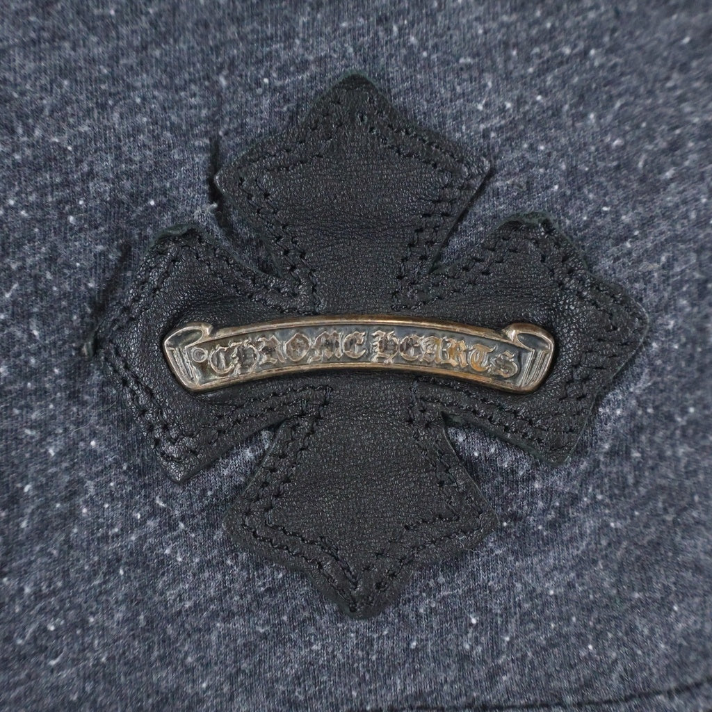 CHROME HEARTS(クロムハーツ) OLD CHプラスパッチ付き 長袖Tシャツ グレー