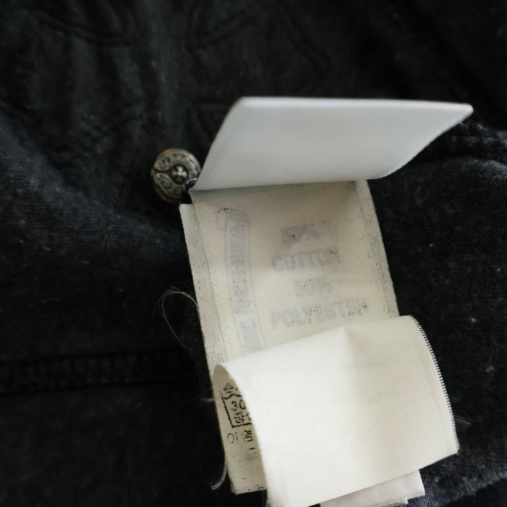 CHROME HEARTS(クロムハーツ) OLD CHプラスパッチ付き 長袖Tシャツ グレー