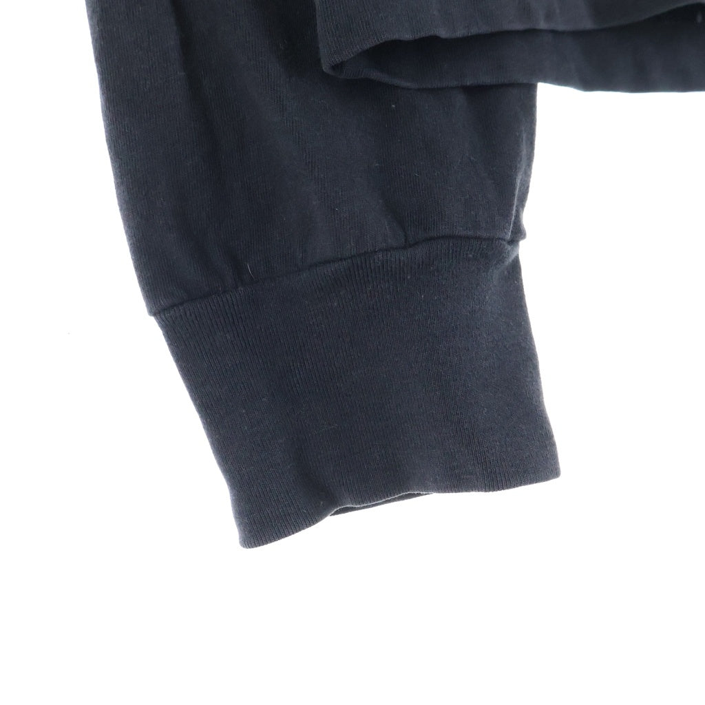 CHROME HEARTS(クロムハーツ) CH L/S /1 バックCHクロスネックロゴプリント長袖カットソー ブラック/ホワイト