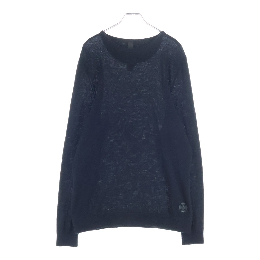 CHROME HEARTS(クロムハーツ) CHプラスパッチカシミアニット ブラック
