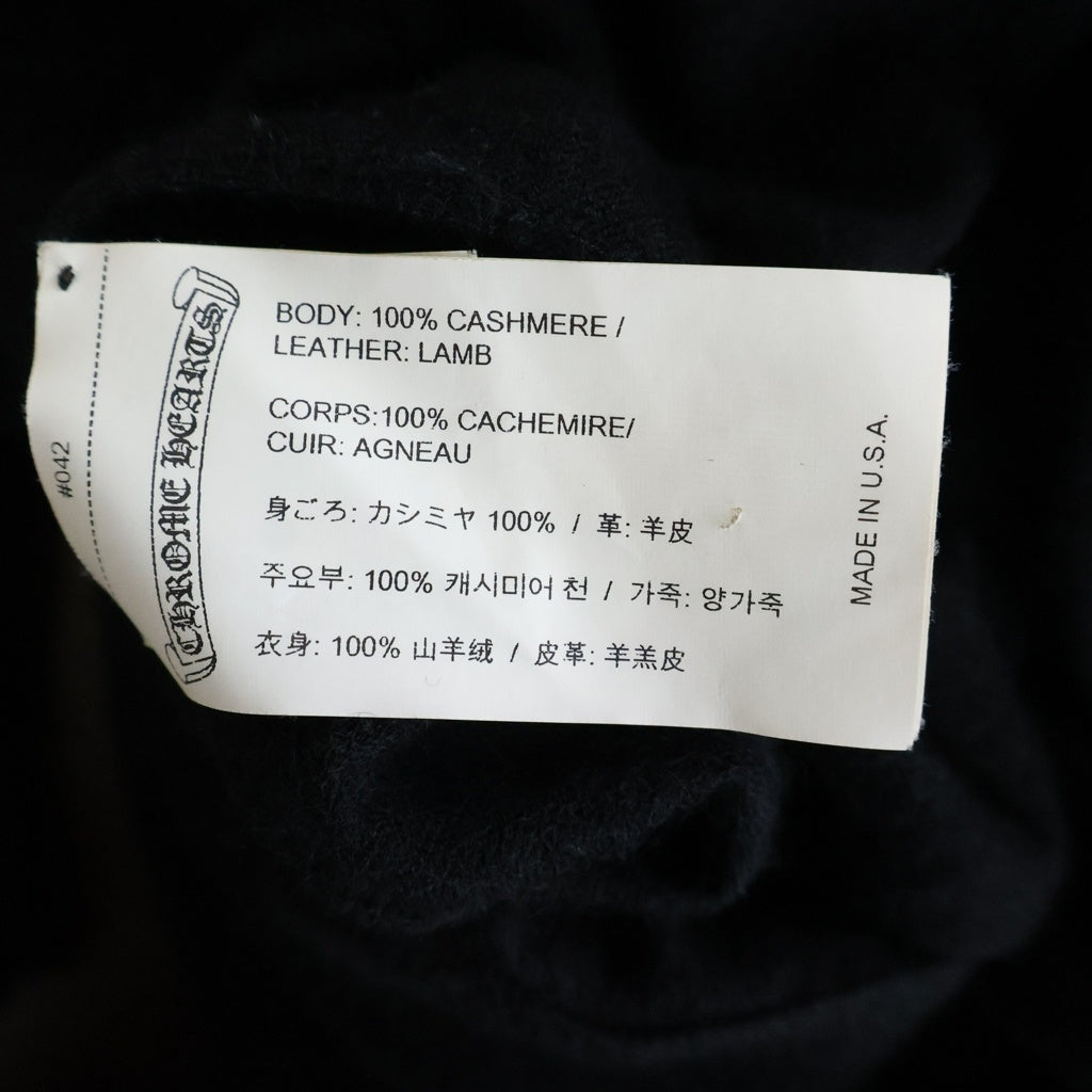 CHROME HEARTS(クロムハーツ) CHプラスパッチカシミアニット ブラック