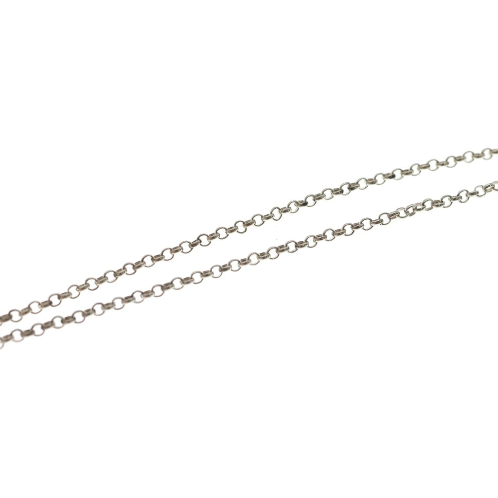 CHROME HEARTS(クロムハーツ) SAFETY PIN R20 1DIAセーフティピンロールチェーン シルバー
