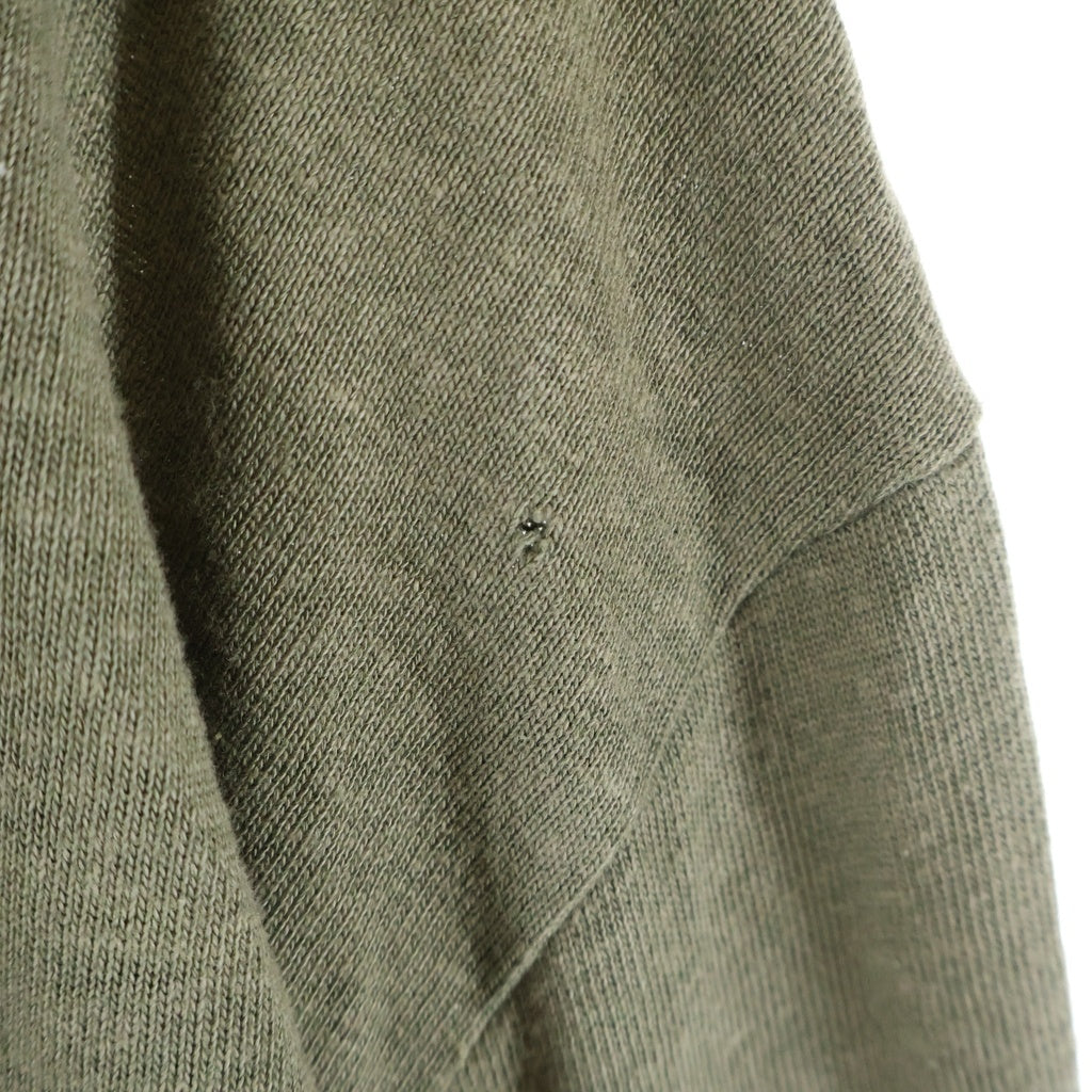 CHROME HEARTS(クロムハーツ) OLD SWTSHRT HD ZIP バックセメタリープリントジップパーカー カーキ