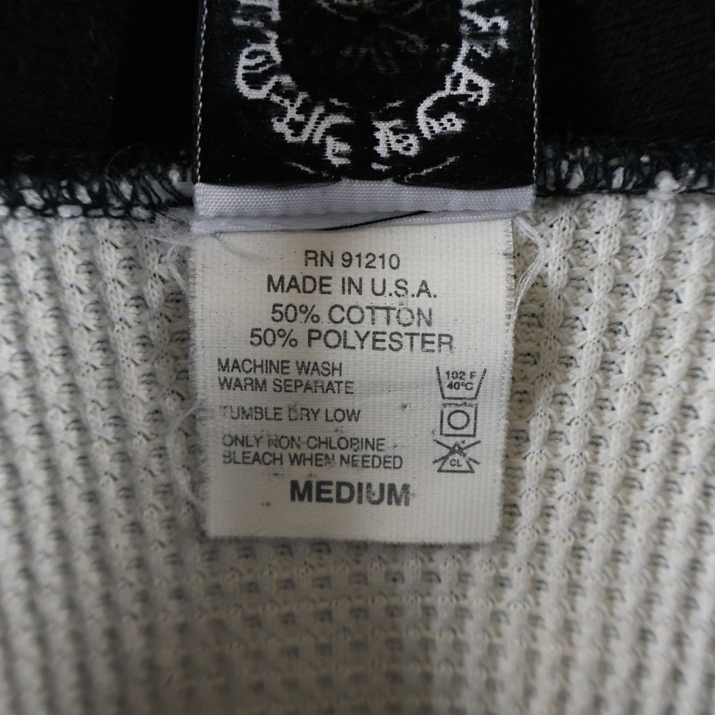 CHROME HEARTS(クロムハーツ) OLD THRML SWTSHRT HD 裏地サーマル ホースシュー プルオーバーパーカー ブラック/ブルー