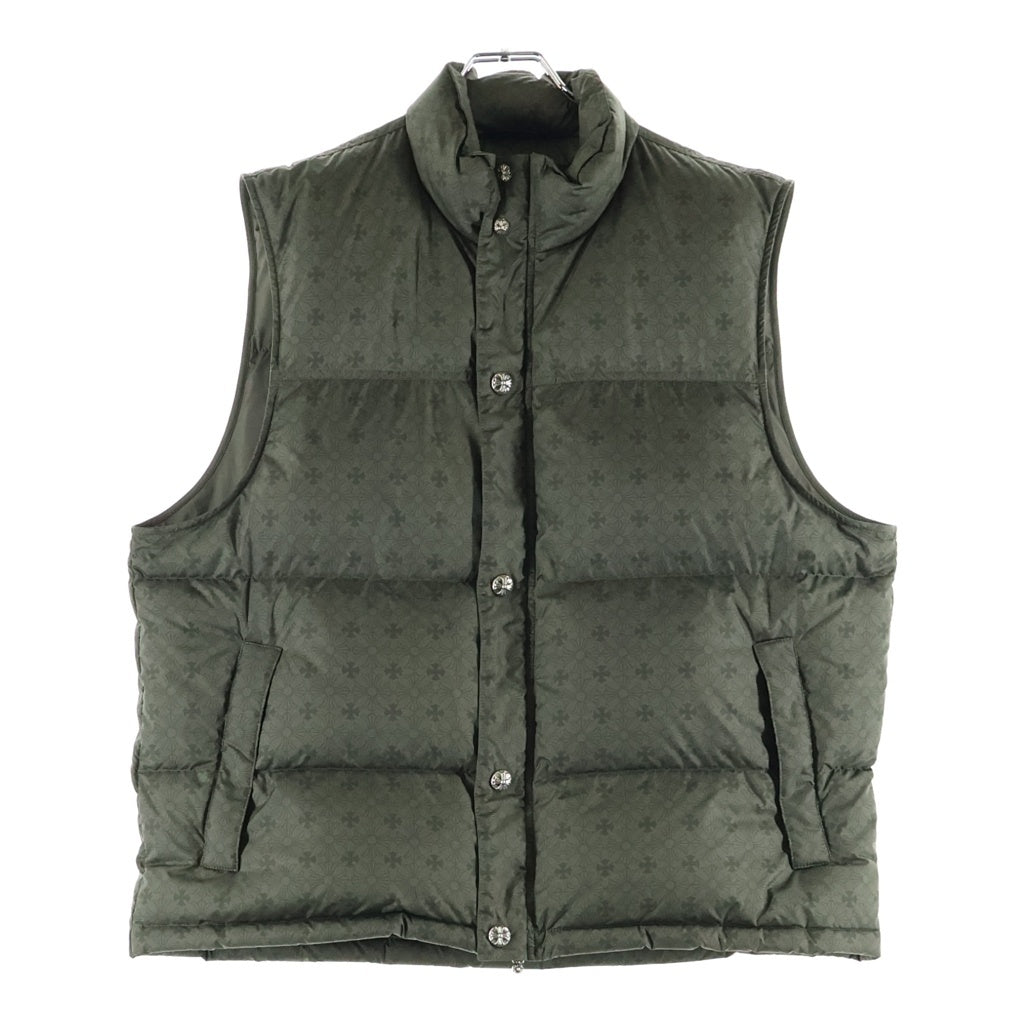 CHROME HEARTS(クロムハーツ) STIFF V2 FBRC スティッフ CHプラス総柄クロスボールボタンダウンベスト カーキ
