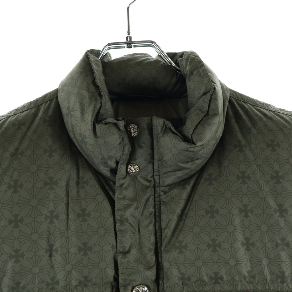 CHROME HEARTS(クロムハーツ) STIFF V2 FBRC スティッフ CHプラス総柄クロスボールボタンダウンベスト カーキ