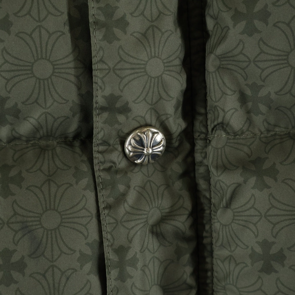 CHROME HEARTS(クロムハーツ) STIFF V2 FBRC スティッフ CHプラス総柄クロスボールボタンダウンベスト カーキ