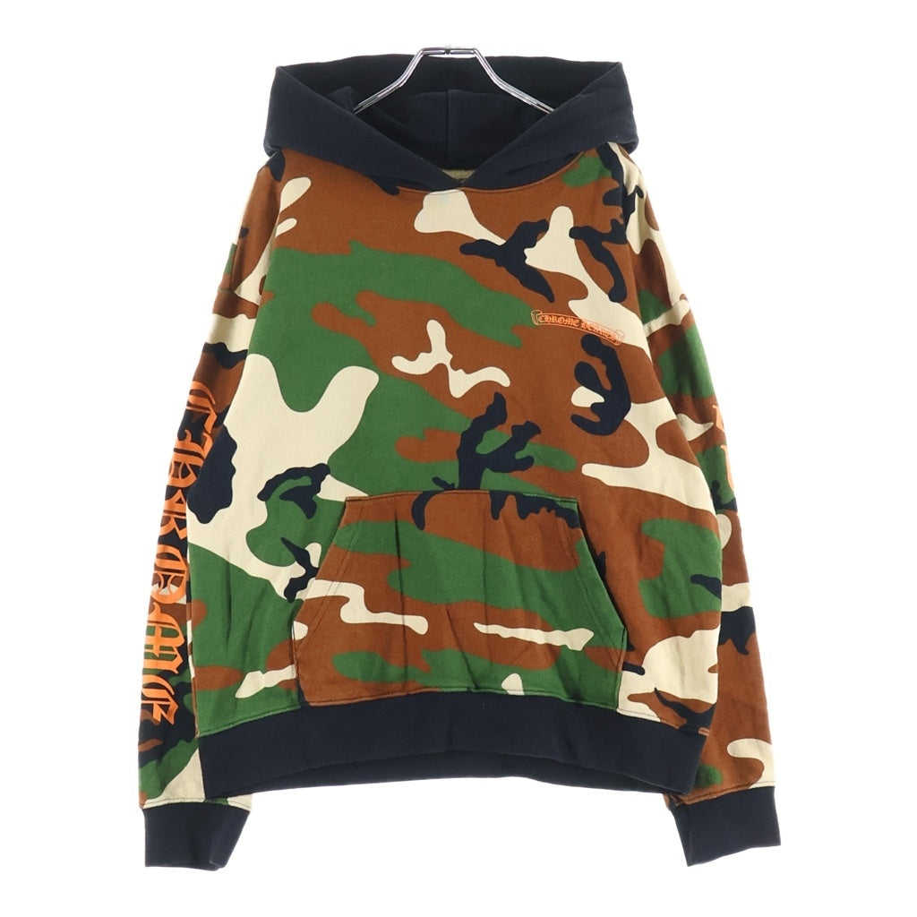 CHROME HEARTS(クロムハーツ) ×MATTY BOY PPO CAUTION SWTSHRT HD マッティボーイ コーション プルオーバーパーカー 迷彩 カモフラ