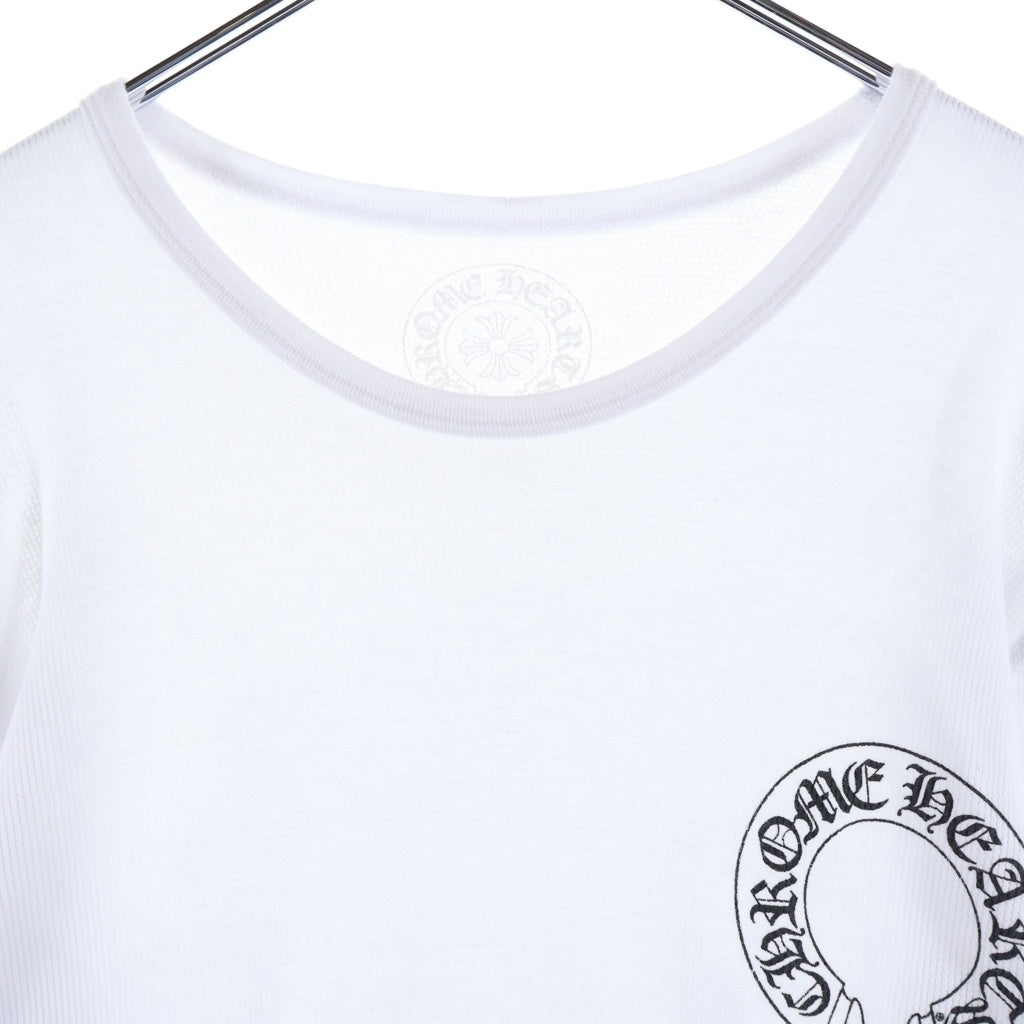 CHROME HEARTS(クロムハーツ) Thermal L S サーマルバックホースシュー フローラルプリント長袖カットソー